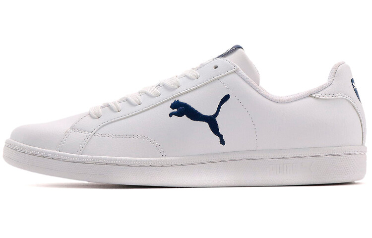 

Кроссовки для скейтбординга Smash Cat L, унисекс, низкие, белые/синие Puma, Синий, Кроссовки для скейтбординга Smash Cat L, унисекс, низкие, белые/синие Puma