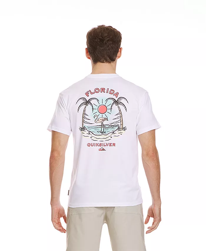 

Мужская футболка с коротким рукавом Florida Native Bird Quiksilver, белый