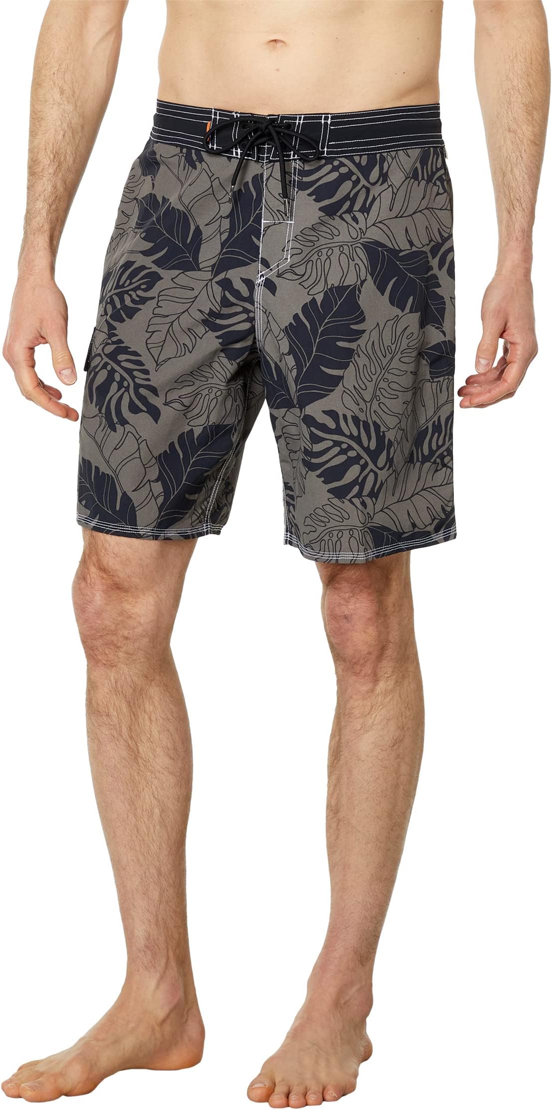 

Шорты для плавания Quiksilver Waterman Throwback Print 2 Boardshorts 19", черный