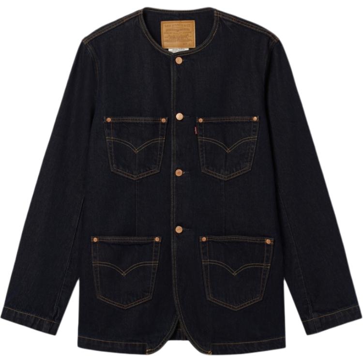 

Levis Джинсовая куртка Levi’s тёмно-синяя мужская, Dark Blue