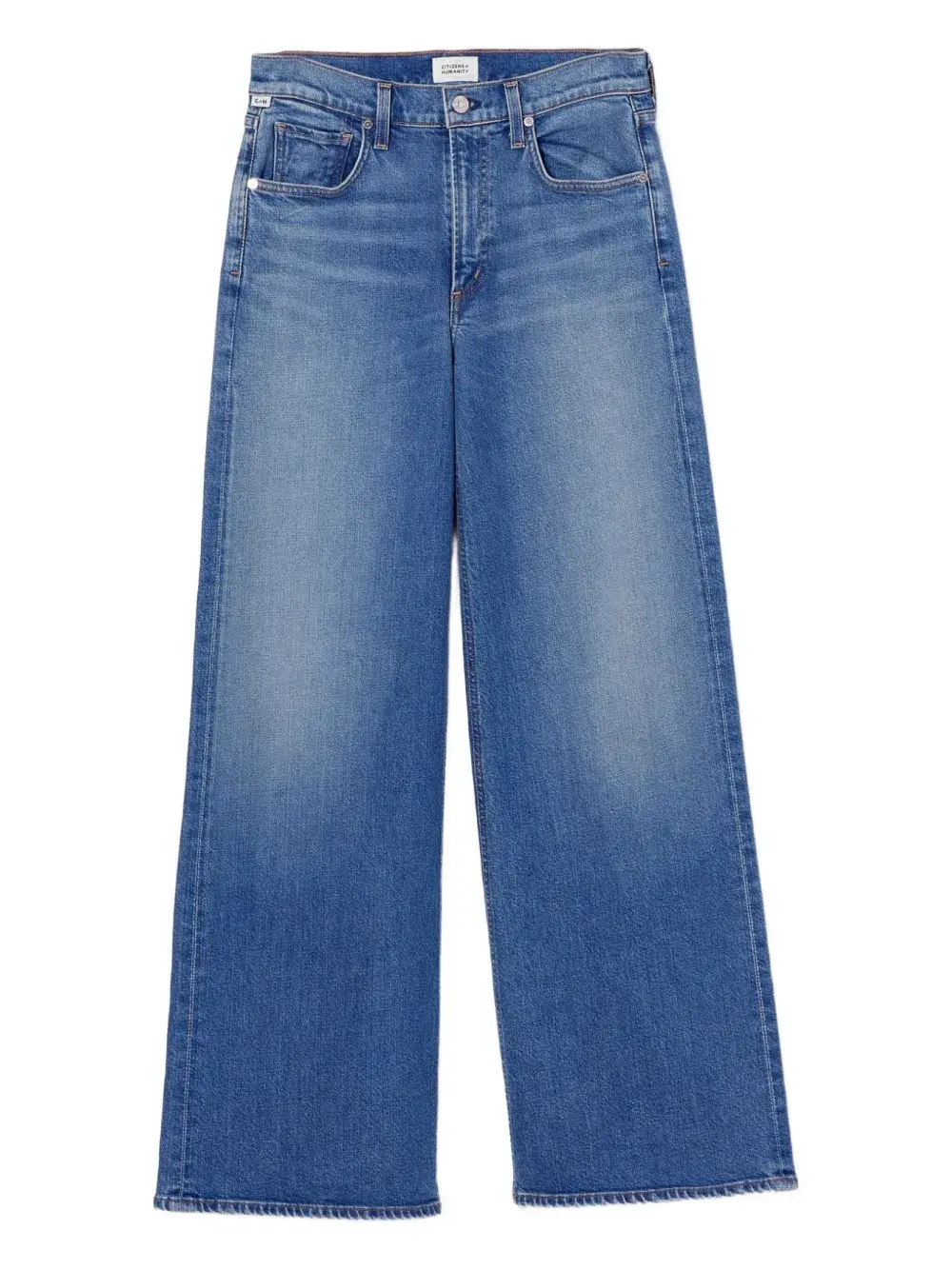 

Широкие джинсы Citizens of Humanity, синий