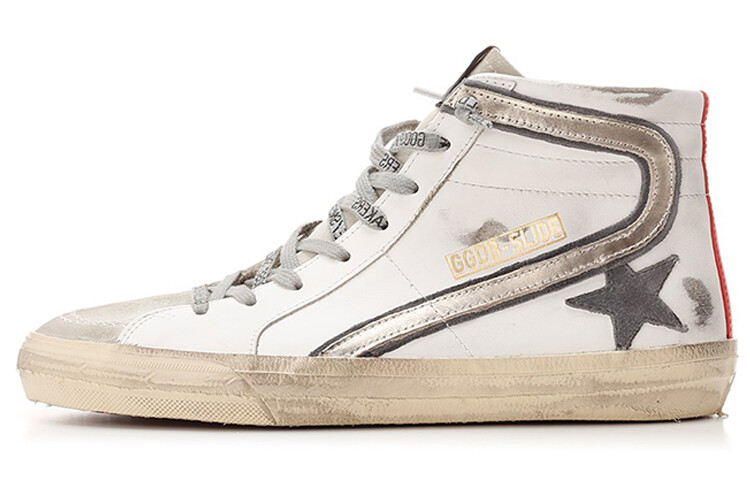 

Кеды высокие Golden Goose Slide, белый