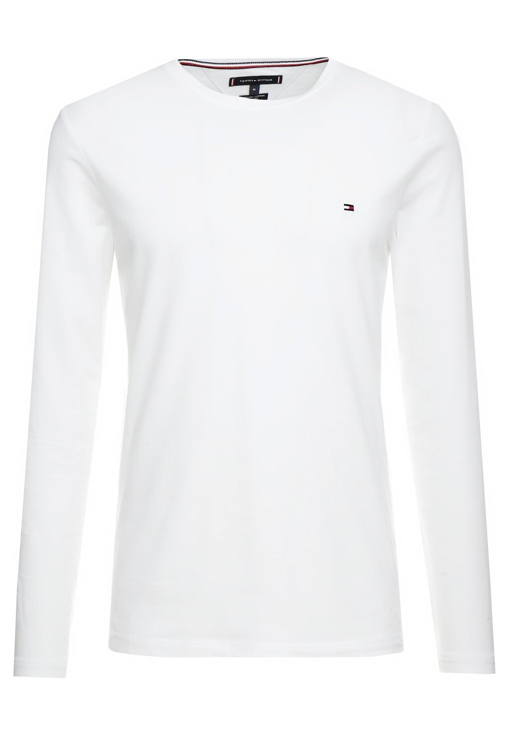 Топ с длинными рукавами Slim Fit Long Sleeve Tee Tommy Hilfiger, белый — фото 4