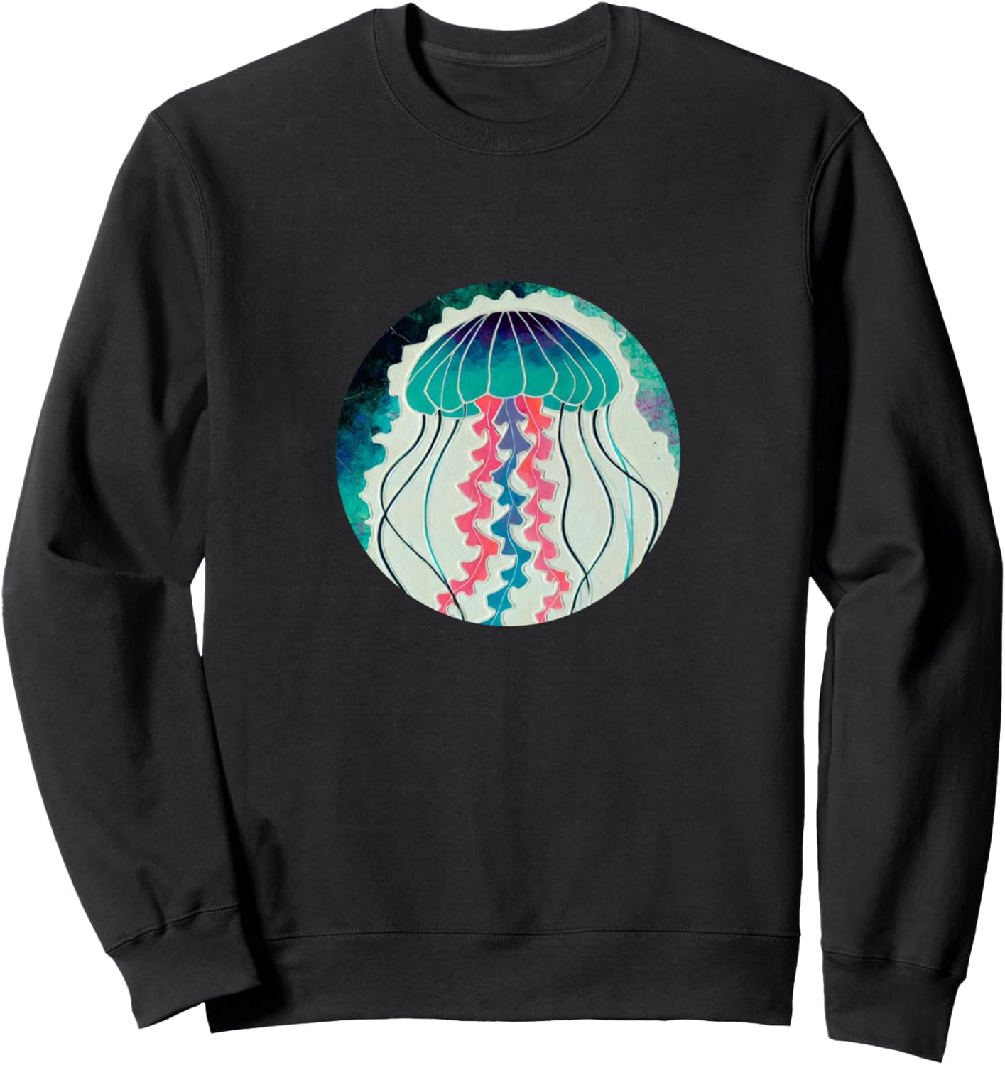 

Иллюстрация «Медузы в океане», морская жизнь, морское искусство, толстовка Ocean Lovers Snugg, черный