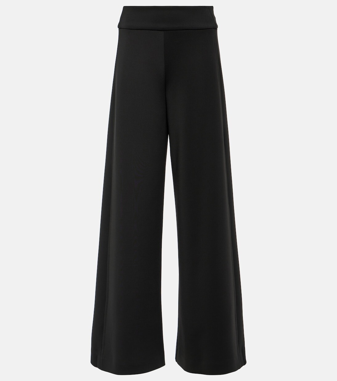

Широкие брюки из джерси с высокой посадкой levante Max Mara, черный