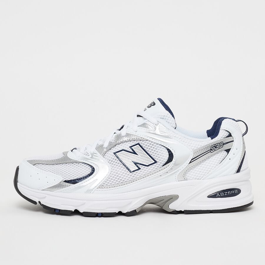 

Кроссовки 530 New Balance, цвет white/blue, Серый, Кроссовки 530 New Balance, цвет white/blue