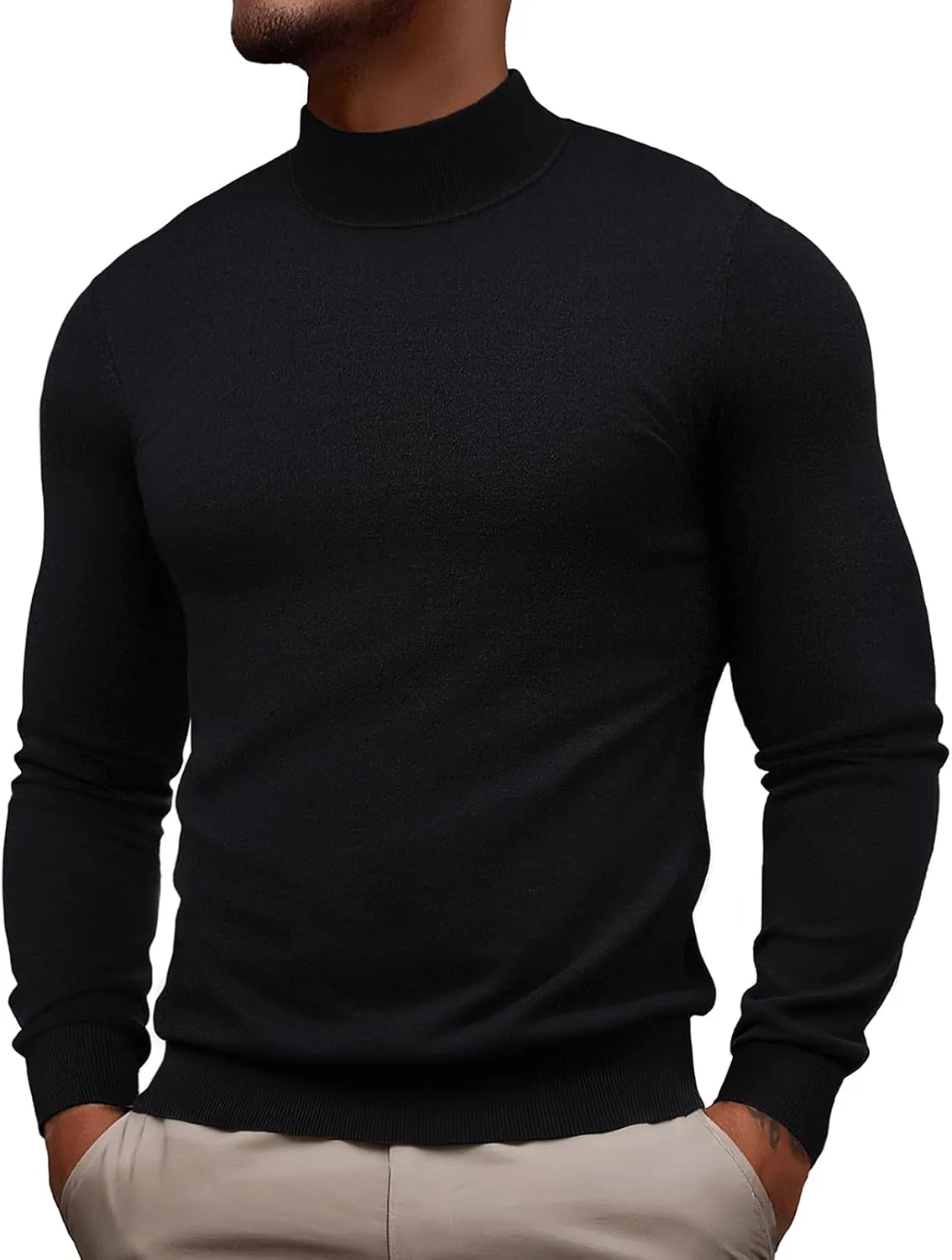 

PJ PAUL JONES мужской водолазка свитер с длинным рукавом