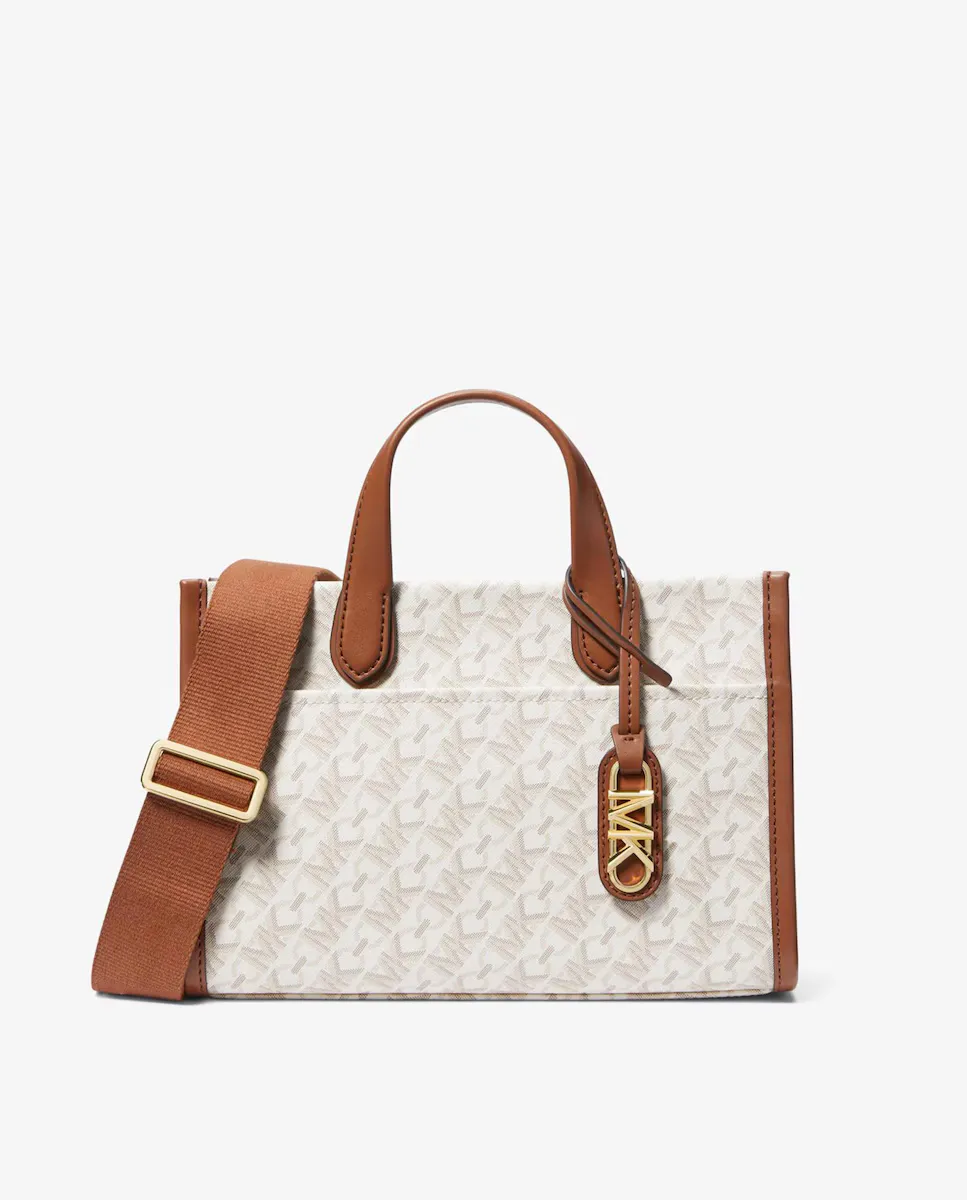 

Сумочка Gigi, трансформируемая в сумку через плечо, с логотипами МК Michael Michael Kors, коричневый