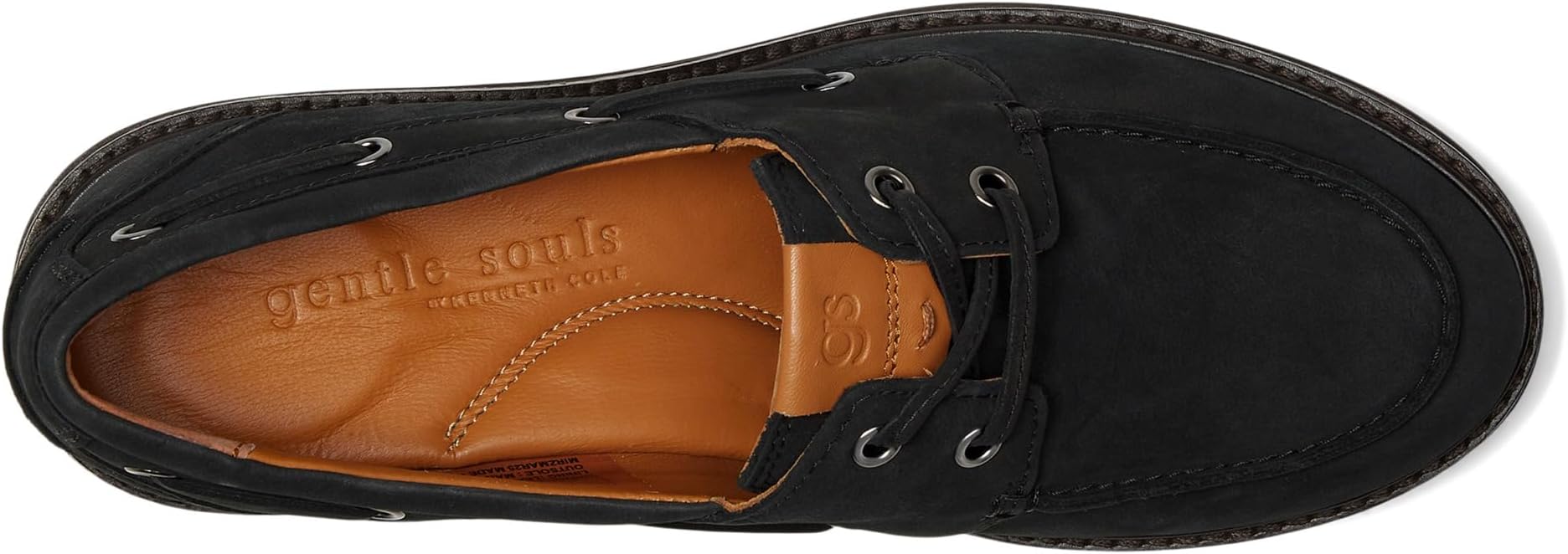 Лоферы Gentle Souls by Kenneth Cole Brigly, цвет Black Nubuck — фото 2