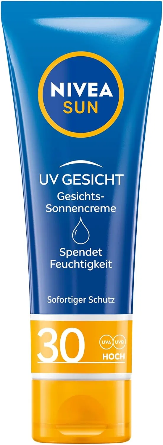 Солнцезащитный крем для лица SPF 30 «UV Face» от Nivea Sun Beiersdorf
