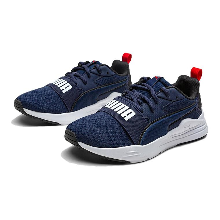 Кроссовки Wired Run Pure Kids Lifestyle GS Puma, темно-синий/черный/белый — фото 2