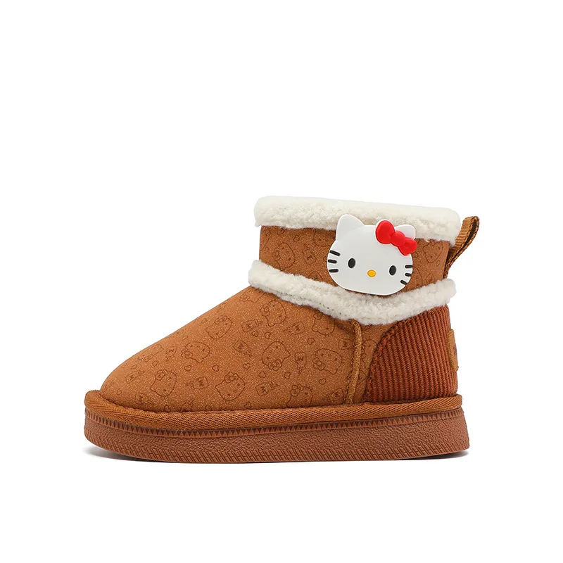 Детские снегоступы Hello Kitty с амортизацией и термобалансом Sanrio, Hello Kitty-Brown