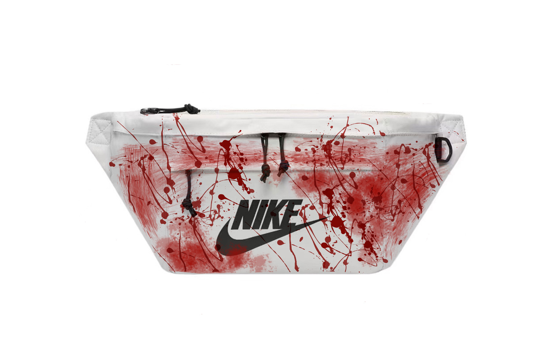 

Nike Тканевый поясной рюкзак унисекс светло-серый, Splash