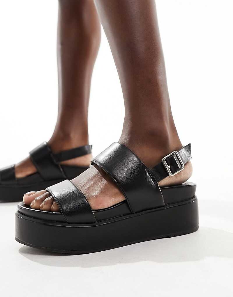 

ASOS DESIGN – Tucker 2 – Черные туфли на массивной плоской платформе