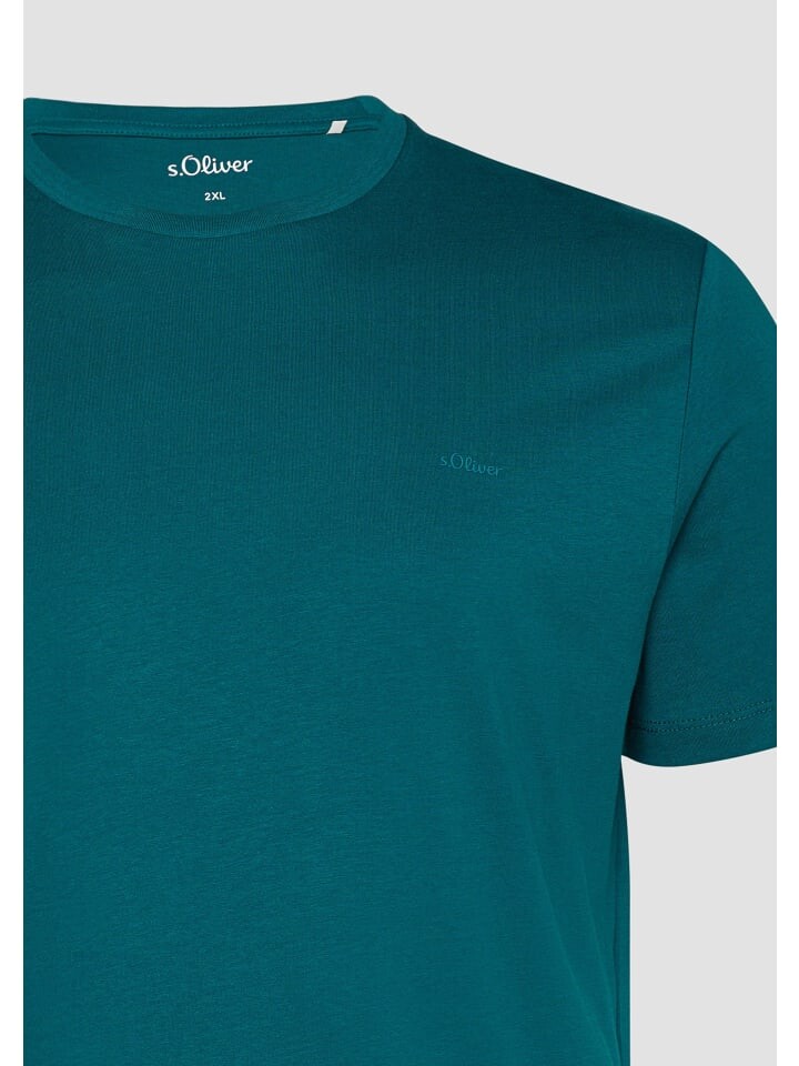 

Футболка s.Oliver T-Shirt kurzarm, цвет Petrol