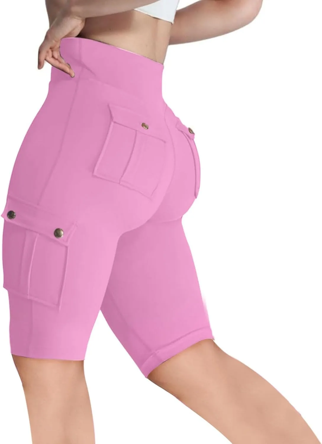 

Женские шорты для тренировок с карманами High Waisted YMADREIG