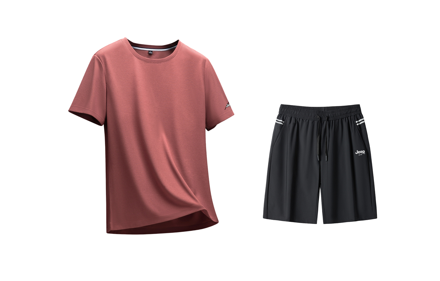 

Коллекция Outdoor Luxury Casual Sportswear Unisex Jeep, brick красный+черный casual shorts