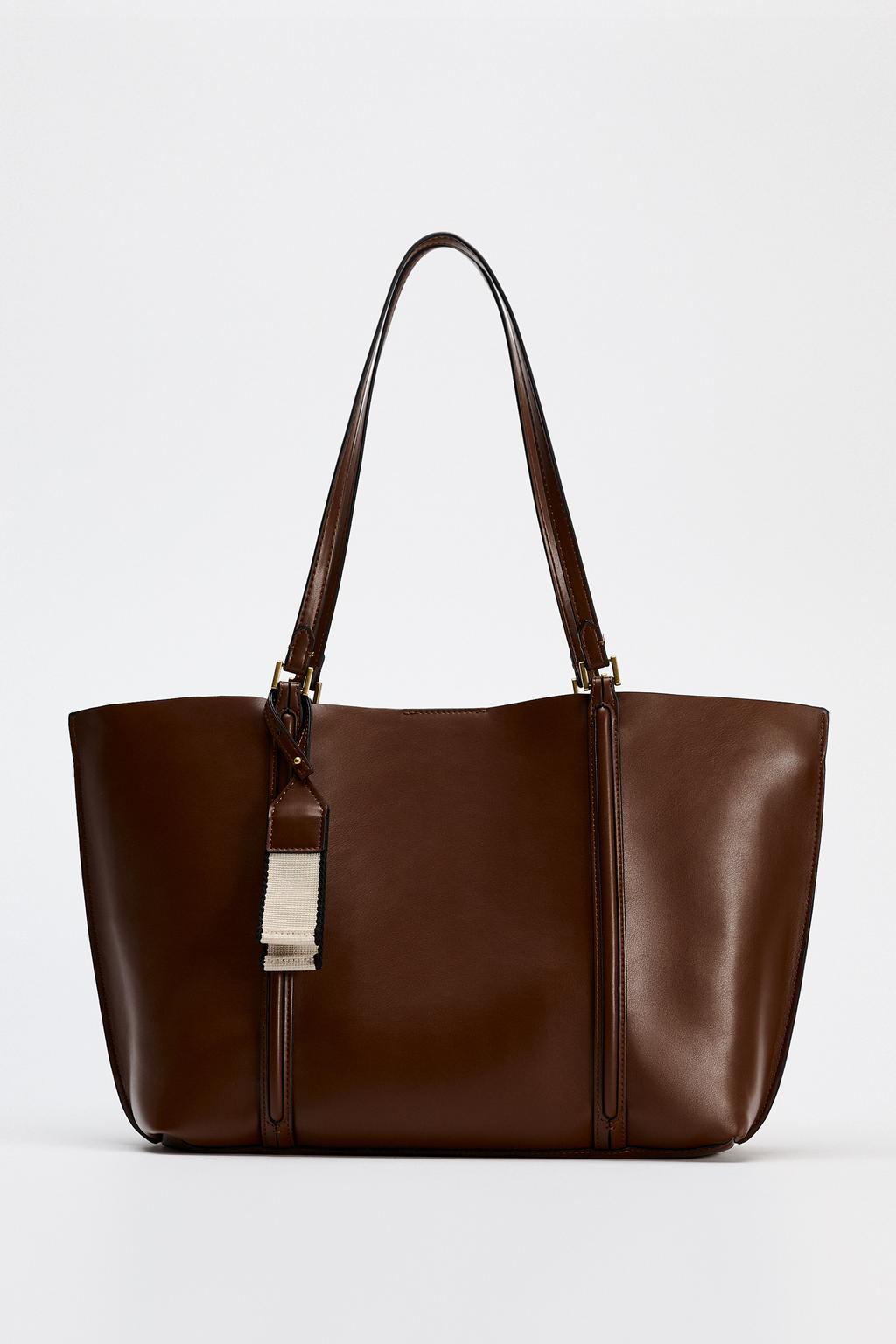 

Сумка для покупок ZARA, коричневый