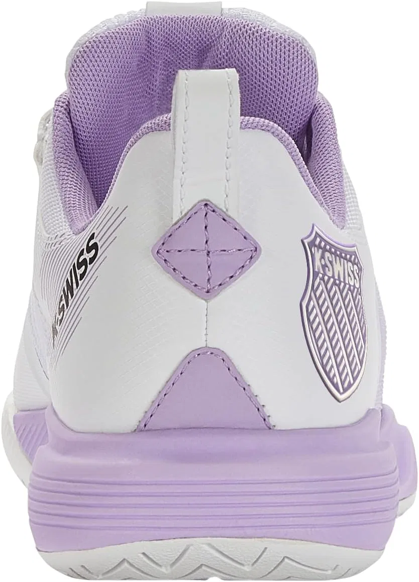 Кроссовки теннисные K-Swiss Ultrashot Team, белые/фиолетовые/черные — фото 3