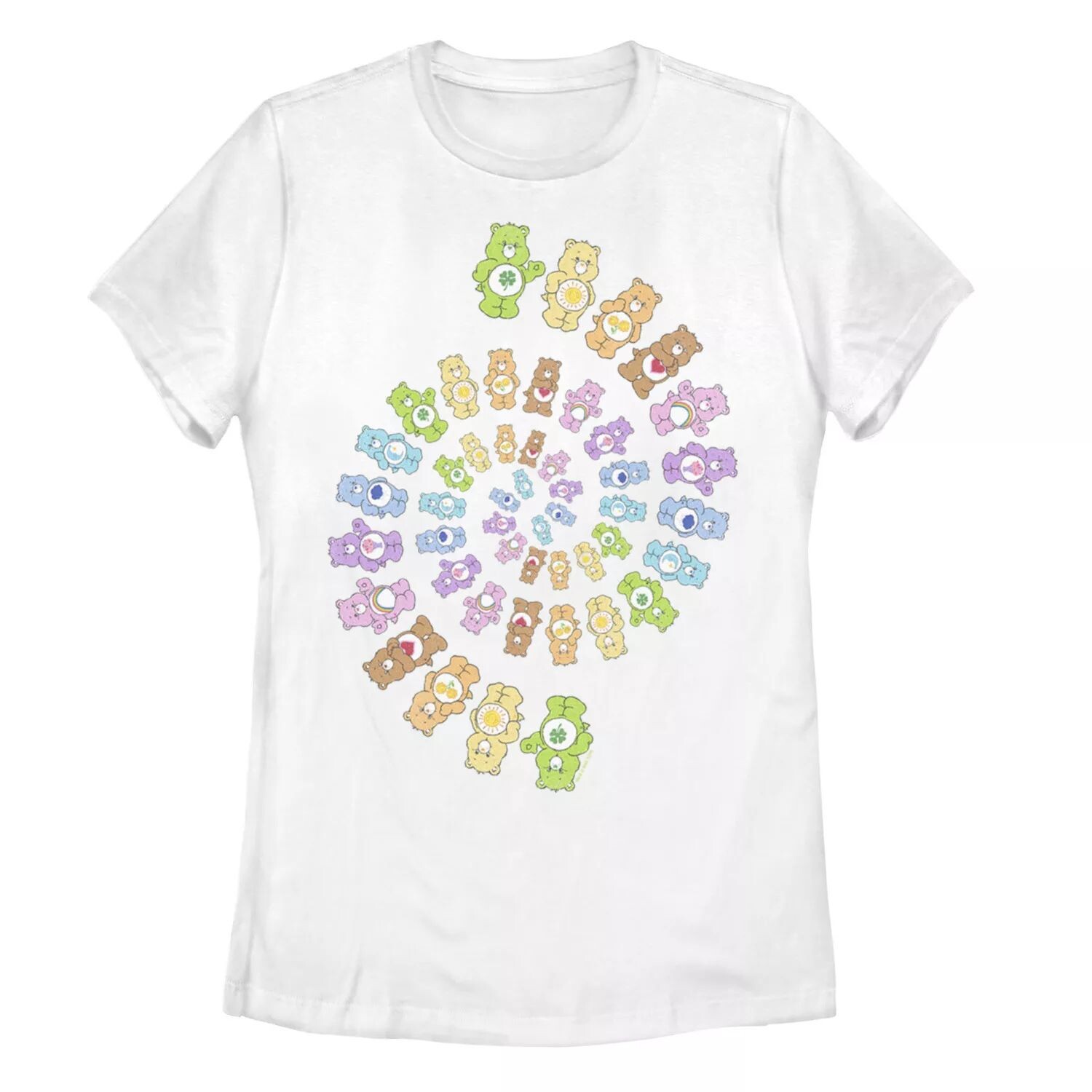 

Футболка со спиральным графическим рисунком Care Bears для юниоров Licensed Character