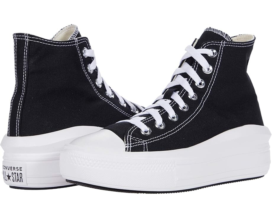 Кроссовки Converse Chuck Taylor All Star Move High Top Platform, цвет Black/Natural Ivory/White