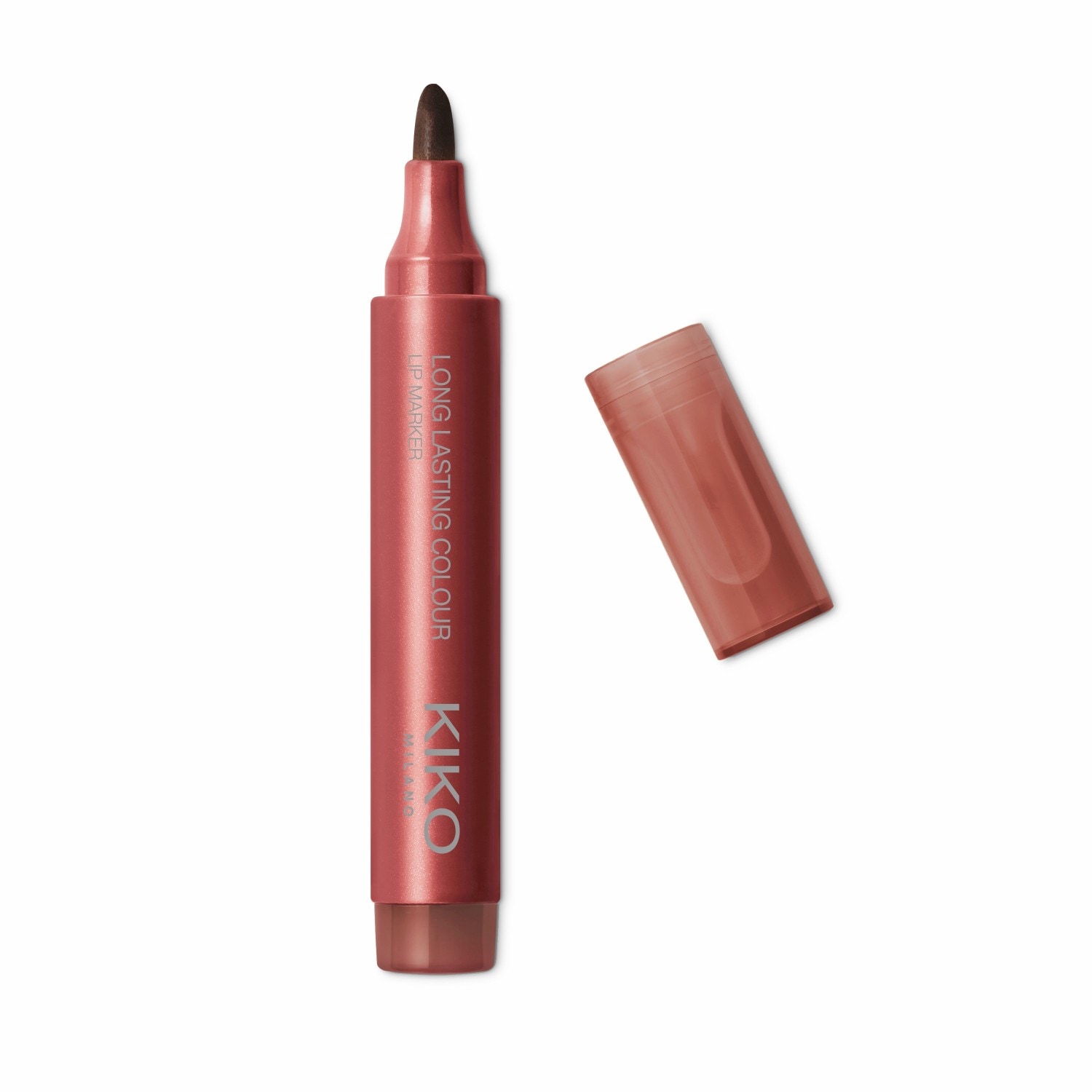 

Помада для губ long lasting colour lip marker Kiko Milano, 111 - brick red, вес 2.5 гр.