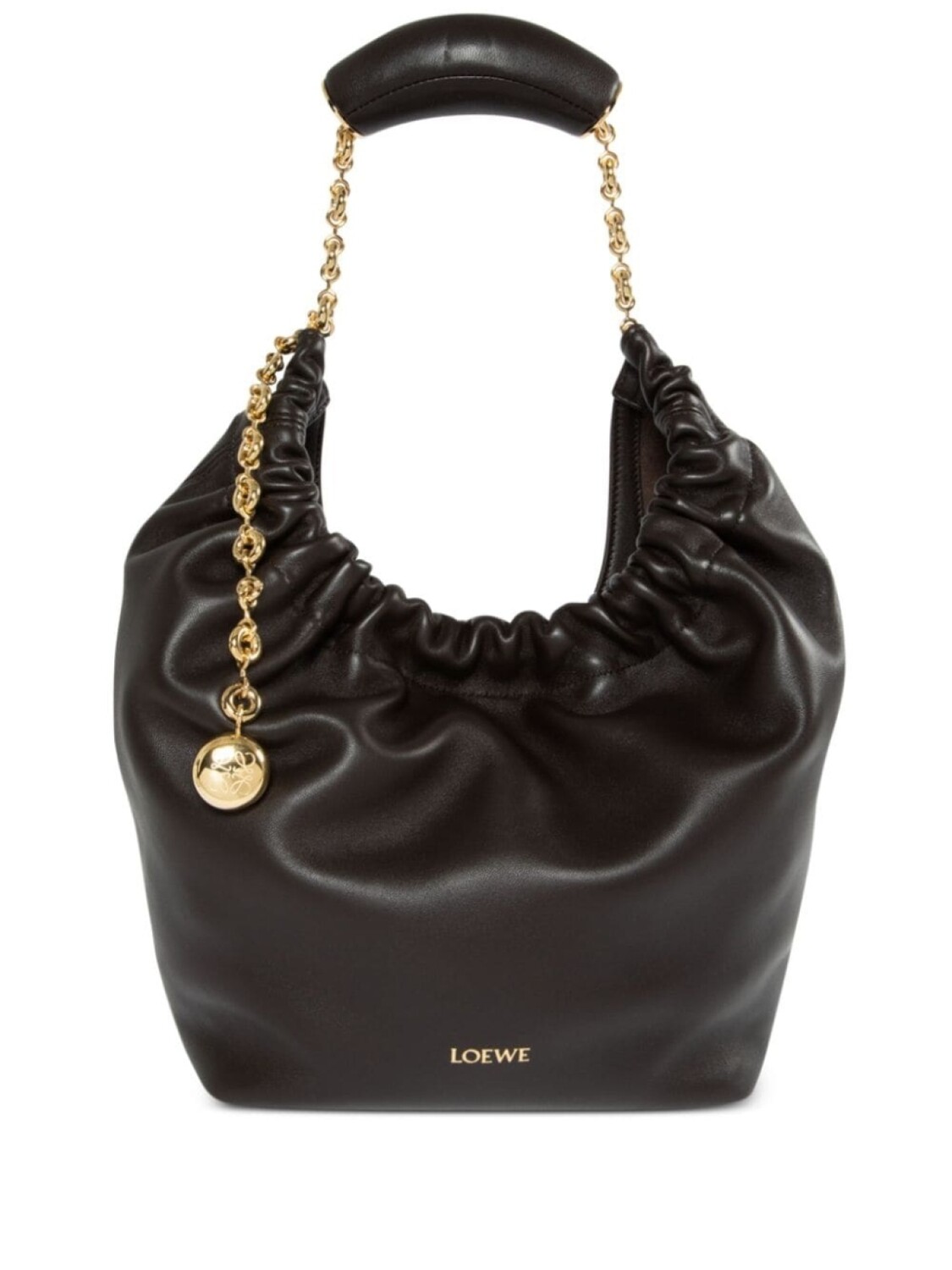 

Маленькая сумка LOEWE Squeeze, коричневый