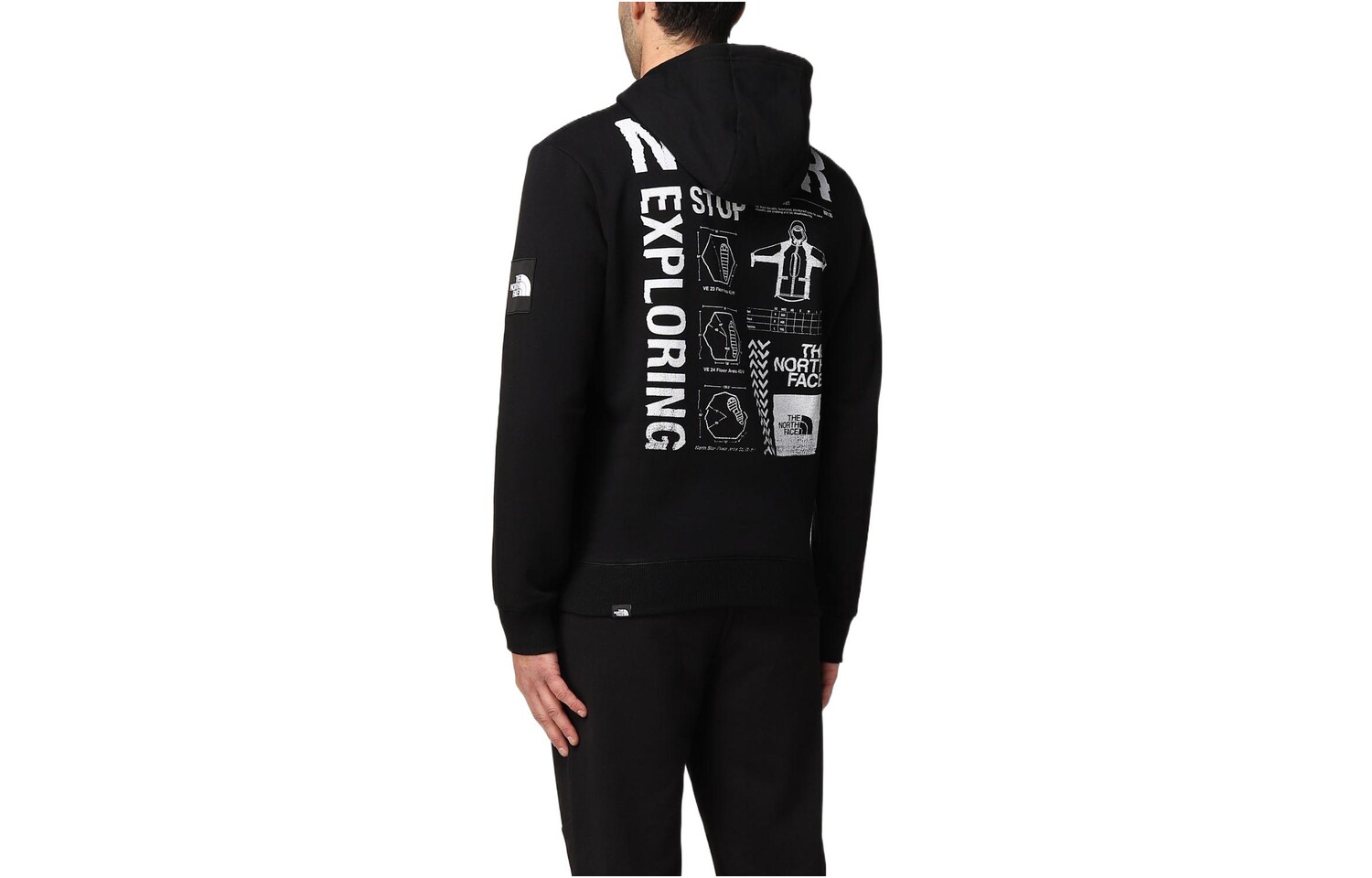 

Толстовка мужская черная The North Face, черный