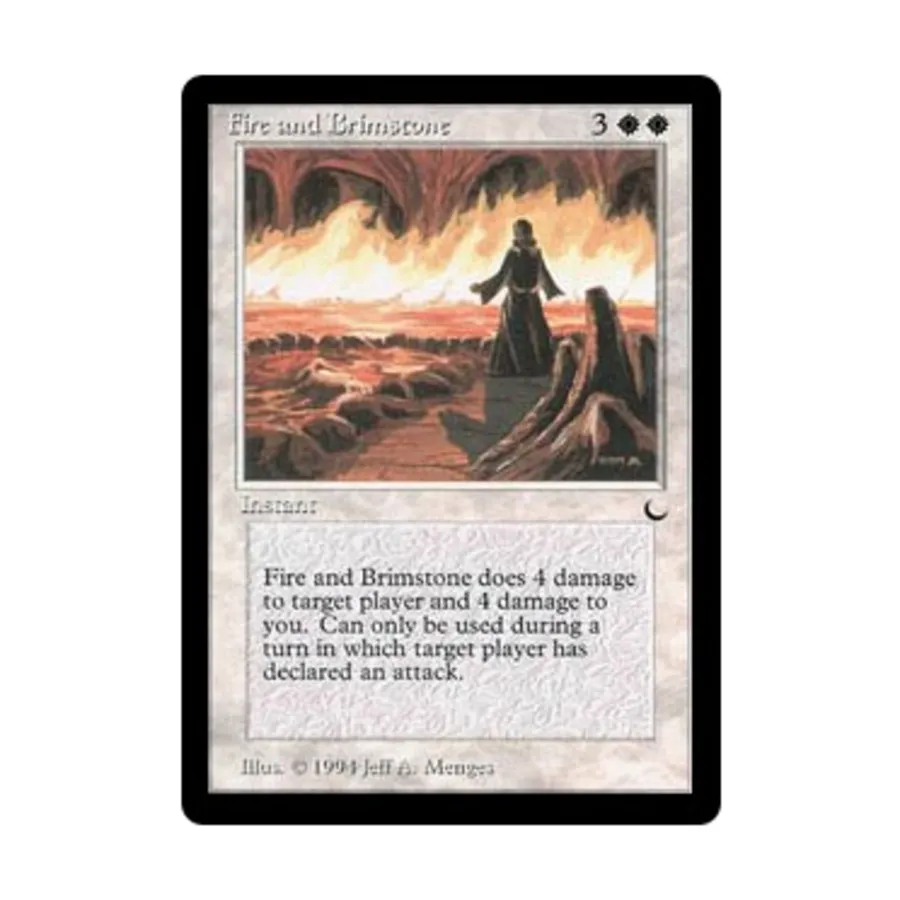 

CCG Огонь и сера (U), MTG - The Dark