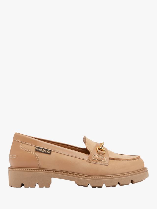 Вестминстерские кожаные лоферы Russell & Bromley, Natural