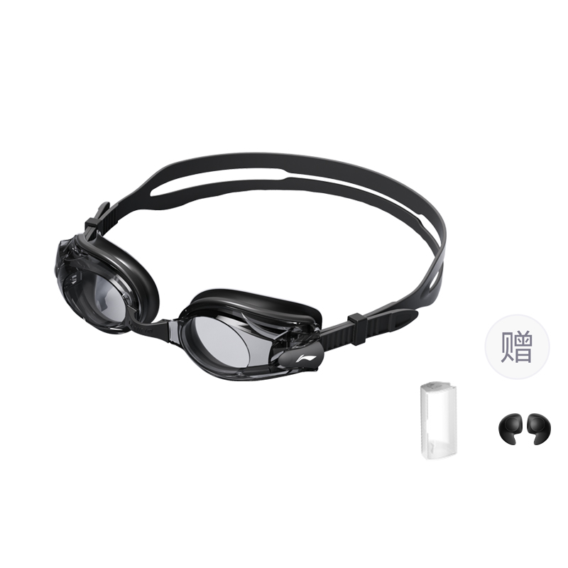 

LINING Пресбиопические плавательные очки PC/Silicone/TPU профессиональные плавательные унисекс Black