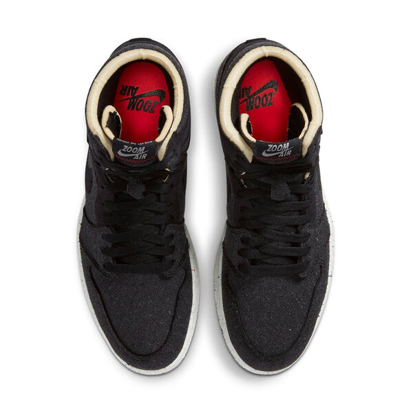Кроссовки 1 высокие зум Air Jordan, черный — фото 4