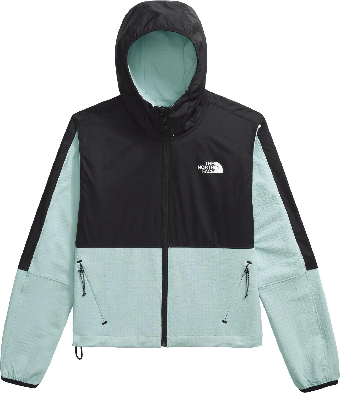 

Гибридная куртка Tekware Grid на молнии женская The North Face, Muted Pine/Tnf Black