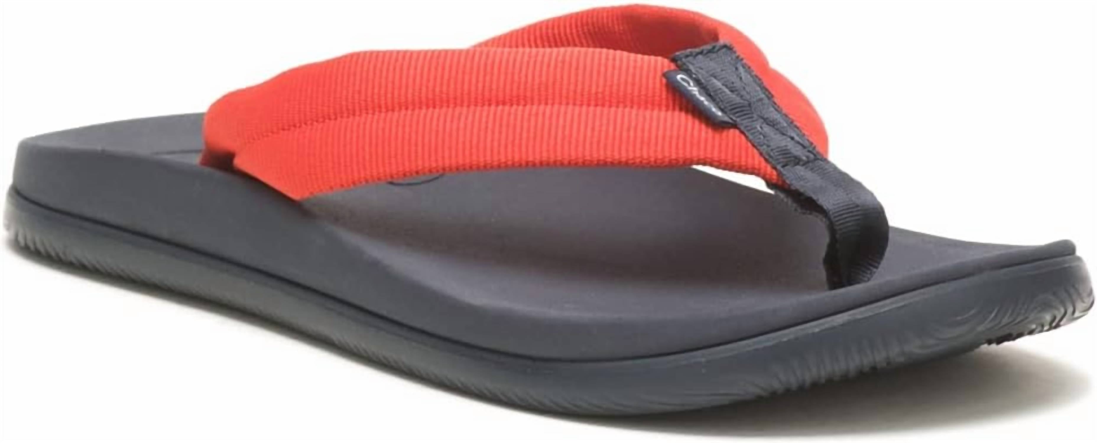 Женские шлепанцы Chillos Flip в тюбике, цвет Spicy Orange Chaco, оранжевый — фото 2