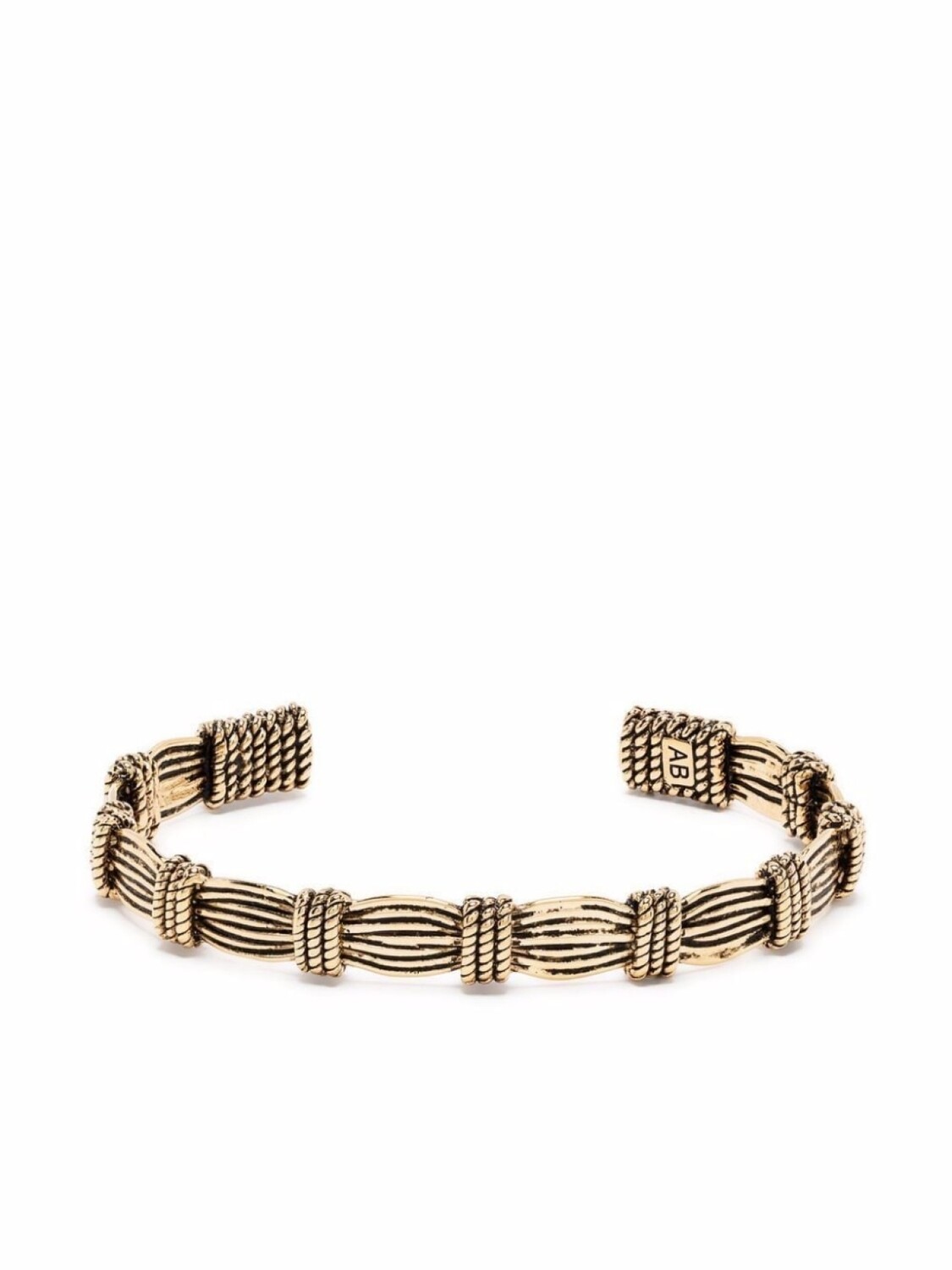 

Фактурный браслет-кафф Ava Aurelie Bidermann, золотой