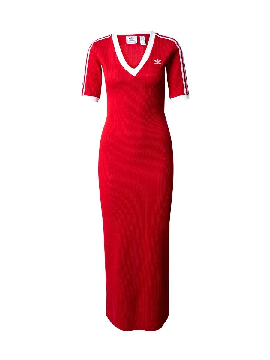 

Платье макси ADIDAS ORIGINALS Dress Adicolor, красный