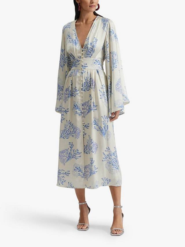 

Платье миди от оден Malina, цвет Cream/Blue
