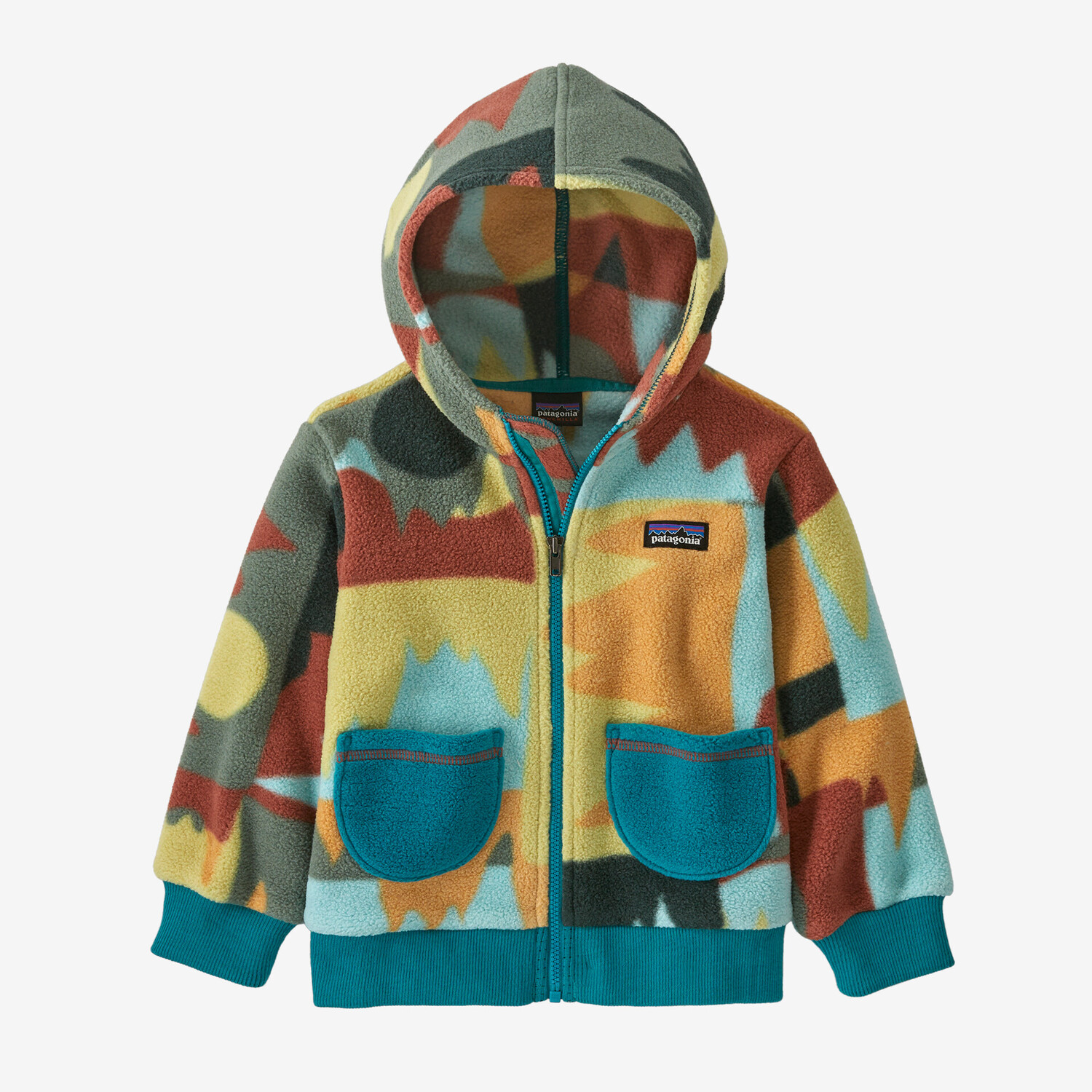 

Флисовый кардиган Baby Synchilla Patagonia, синий