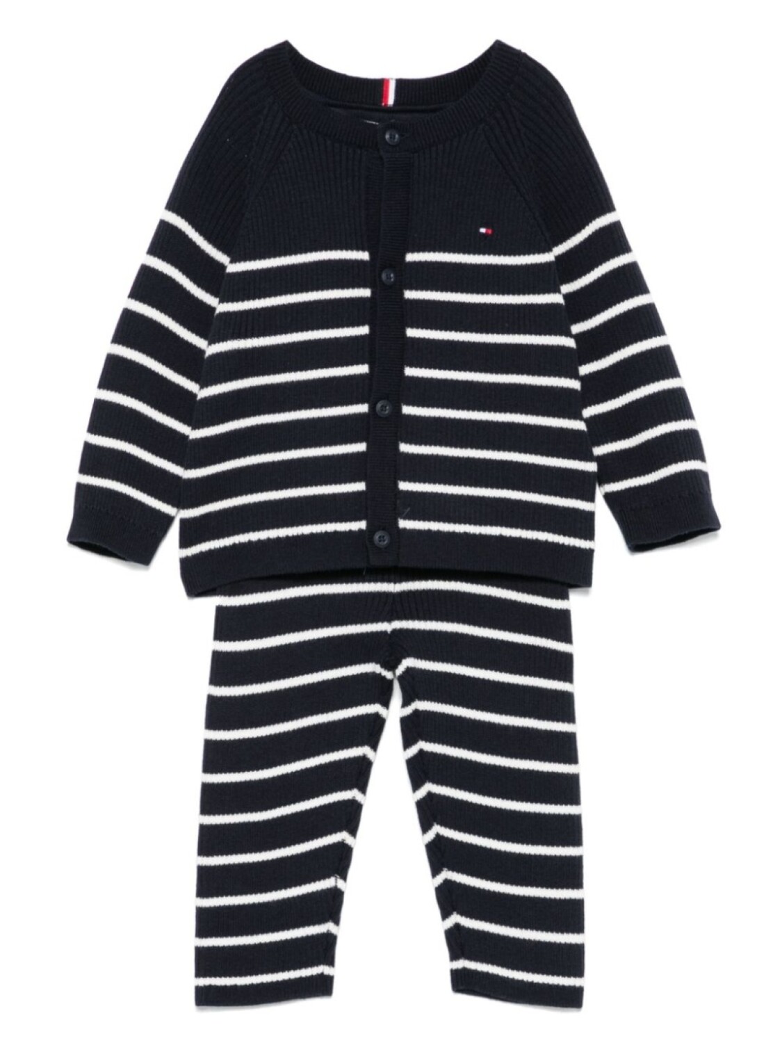 

Комплект из полосатой рубашки и брюк Tommy Hilfiger Junior, синий