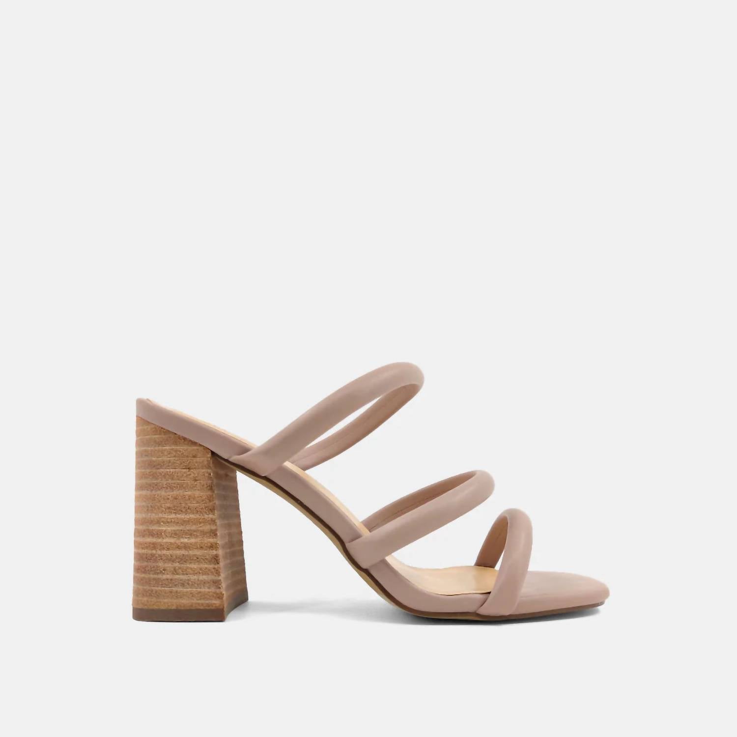 Сандалии на каблуке Ginger Heel в лиловом цвете SHU SHOP — фото 2