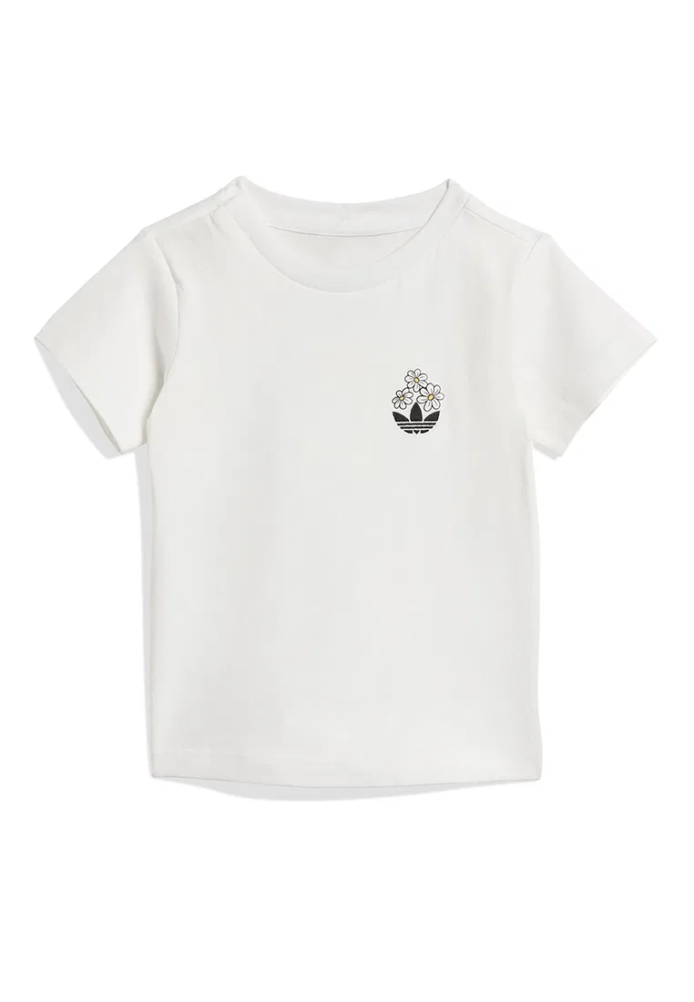 Детский комплект футболка и шорты, Disney x ADIDAS, белый/черный/мультиколор — фото 2