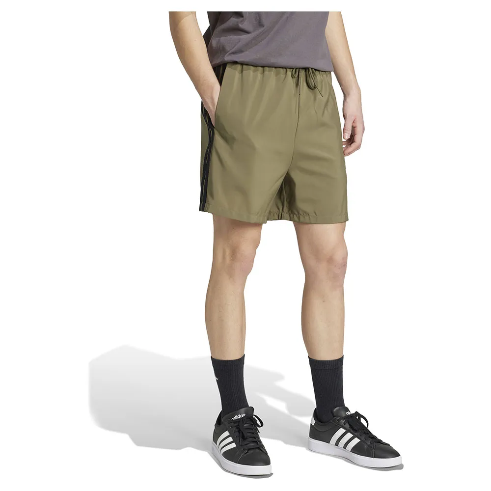 Шорты adidas Essentials 3 Stripes Chelsea, зеленый — фото 4