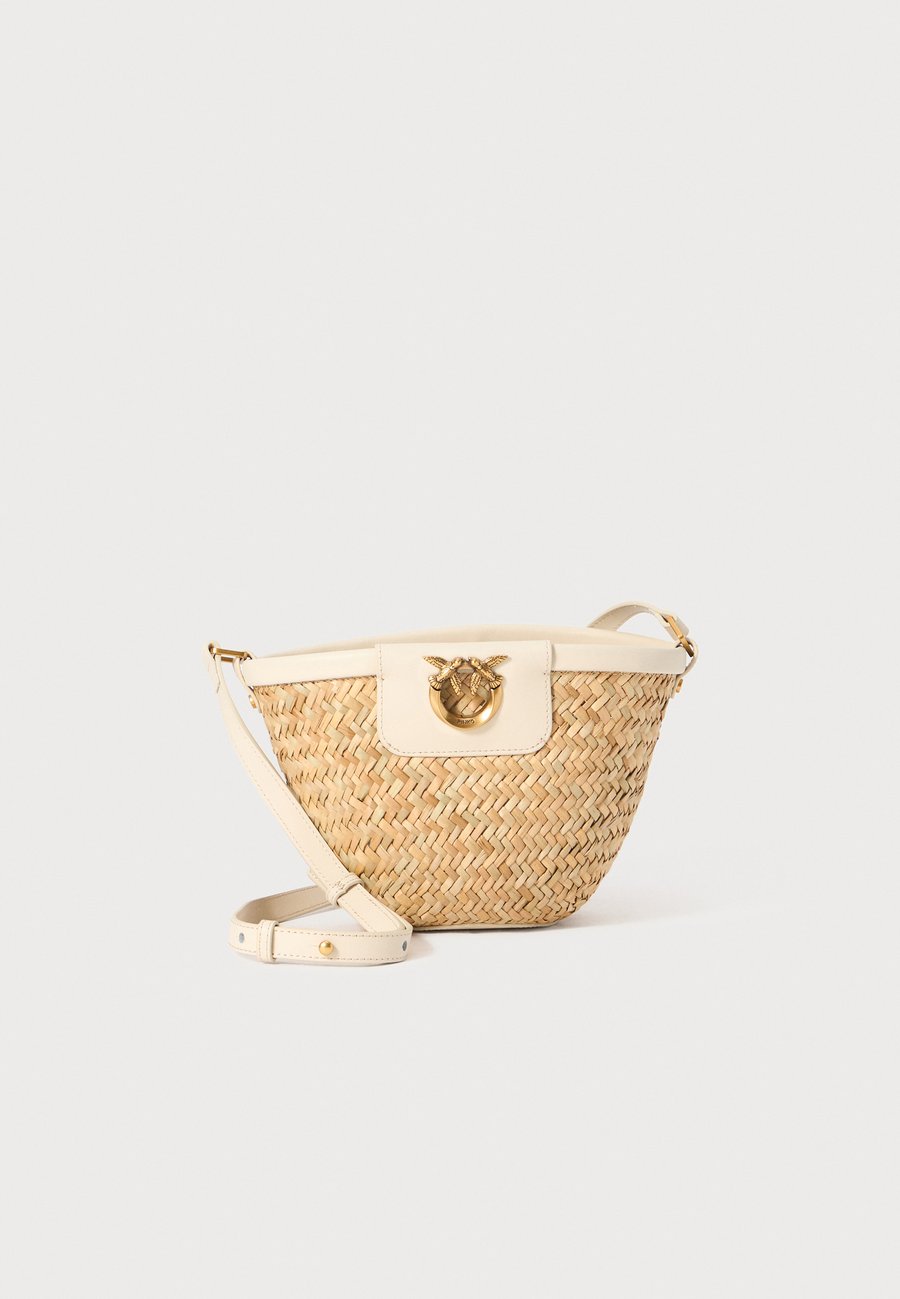 

Сумка кросс-боди Pinko LOVE SUMMER , Bianco Seta/Antique Gold Coloured/White