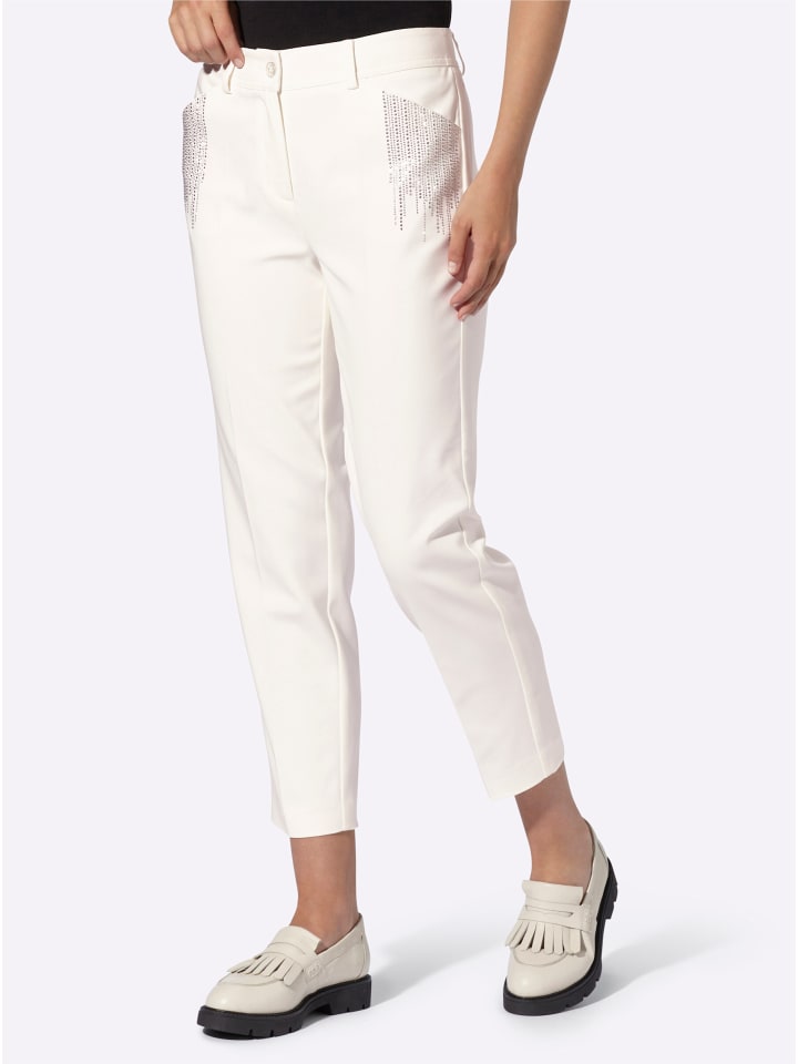 

Heine Мятые брюки цвета экрю