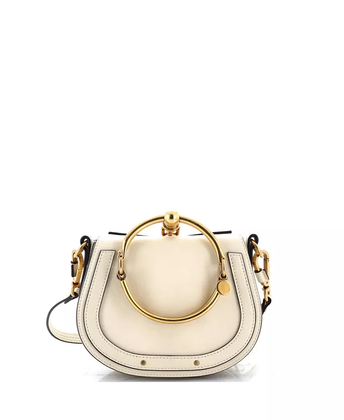 

Маленькая кожаная сумка-кроссбоди Small Nile Pre-Owned Chloe, коричневый/бежевый