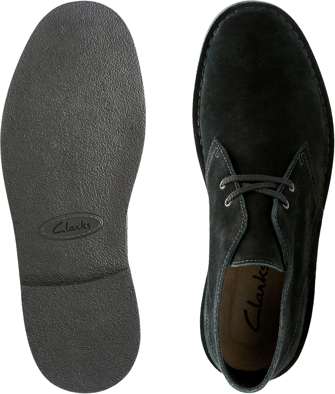 Мужские ботинки Clarks Bus Hacre 2 Desert Boots, черный/черный — фото 4