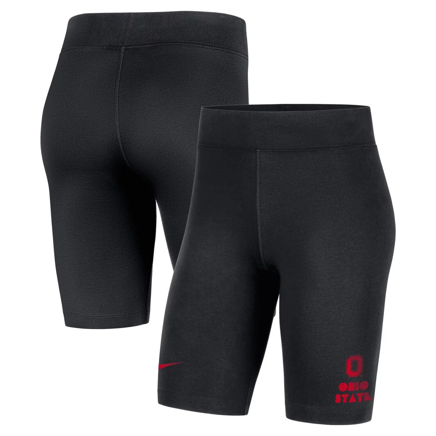 

Женские велосипедки из трехцветной смеси Nike Black Ohio State Buckeyes Essential Nike, Черный, Женские велосипедки из трехцветной смеси Nike Black Ohio State Buckeyes Essential Nike