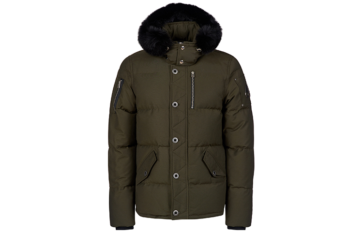 

Moose Knuckles Пуховик мужской армейского зеленого цвета Army Green, Army Green