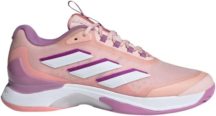 Кроссовки для тенниса Adidas Avacourt 2.0, Sandy Pink/Cloud White/Purple Burst — фото 2