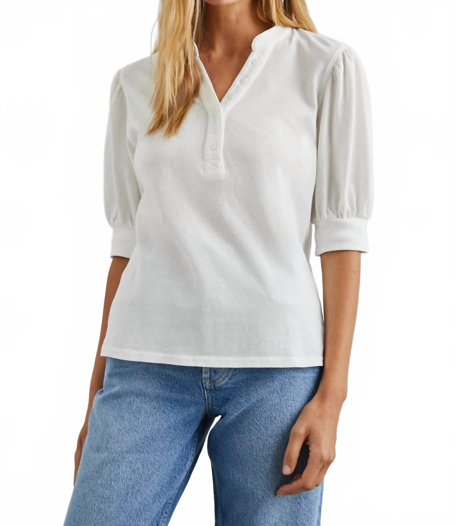 

Топ Jewel в белом цвете Rails, белый